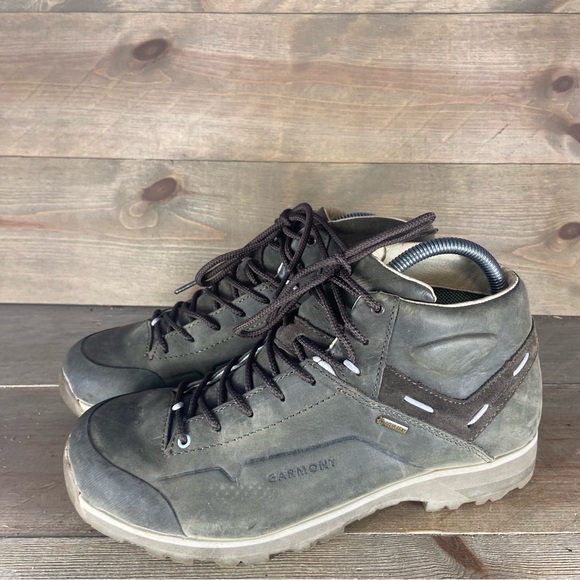 garmont miguasha womens size 8.5 shoes brown leather wateproof hiking boots - Picture 1 of 8